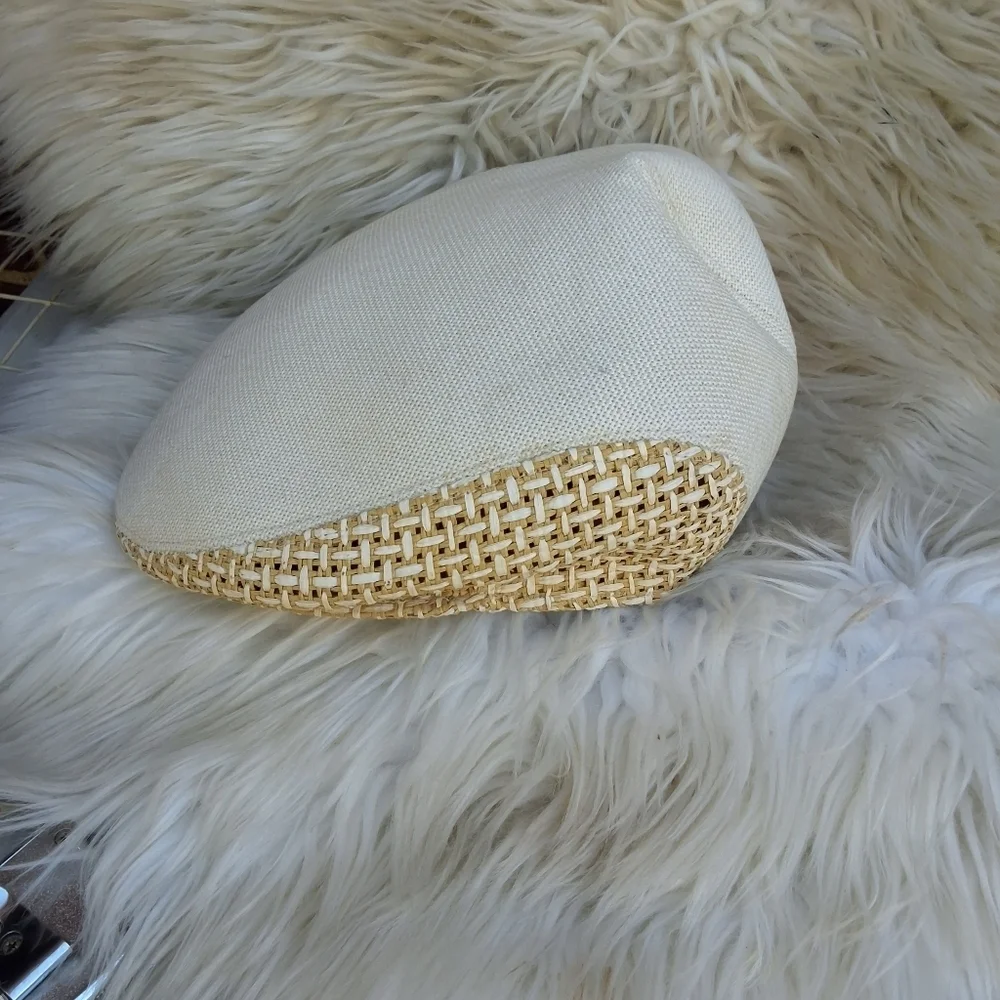 Henschel Unisex‎ l vintage cvented straw cabbie hat L